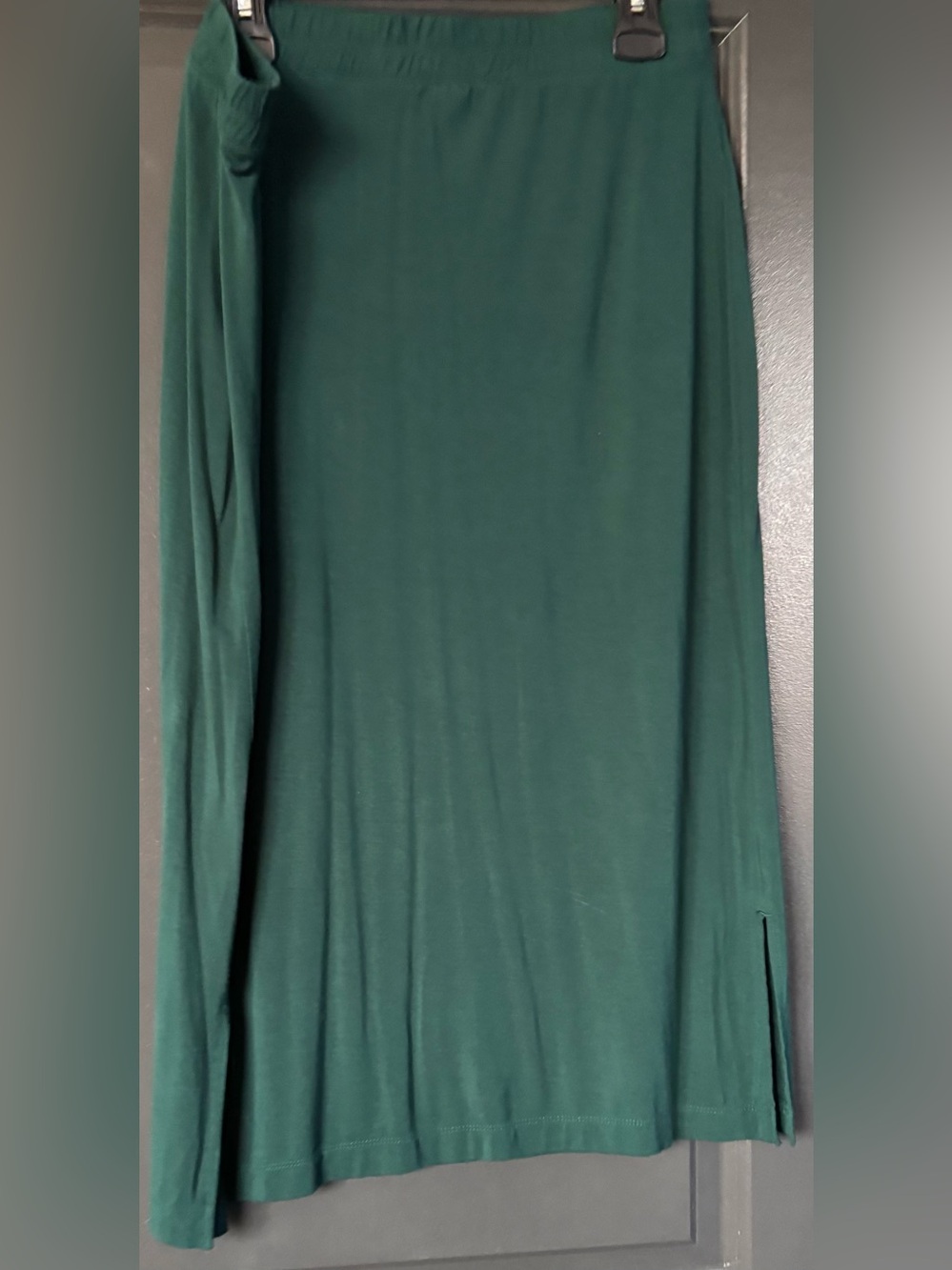Essentials Deep Green Long Sleeve Skirt
